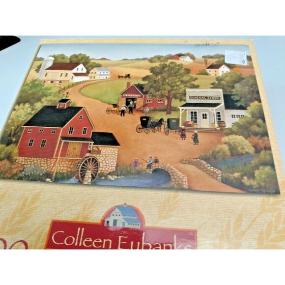 RoseArt - Collection Eubanks - Amish Country Market" 1000 Piece Puzzle COMPLETE - Picture 2 of 6